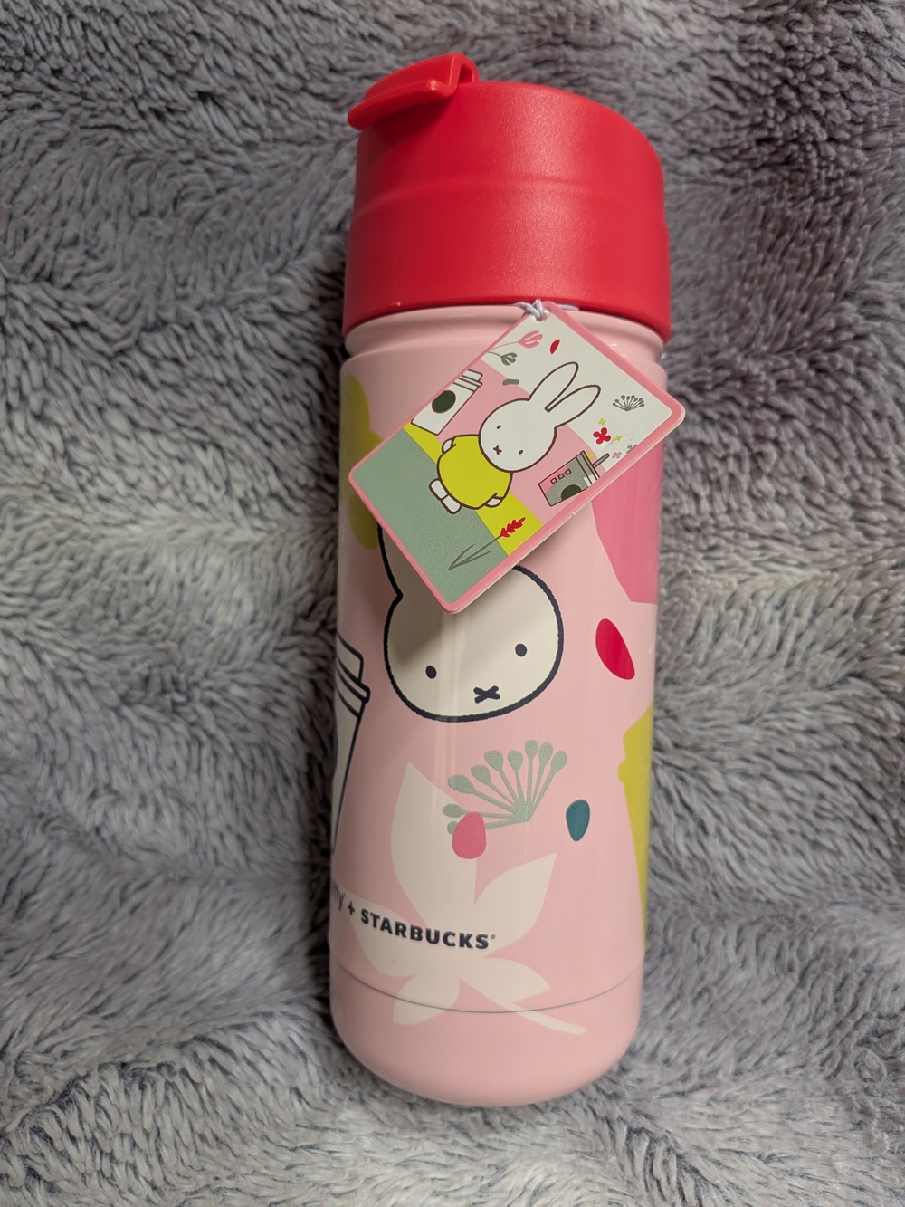 Starbucks x Miffy 18oz Pink Floral Stainless Tumbler